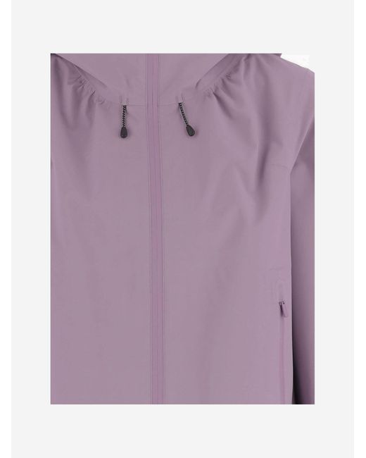 Save The Duck Purple Jacket With Hood Recycled Polyester