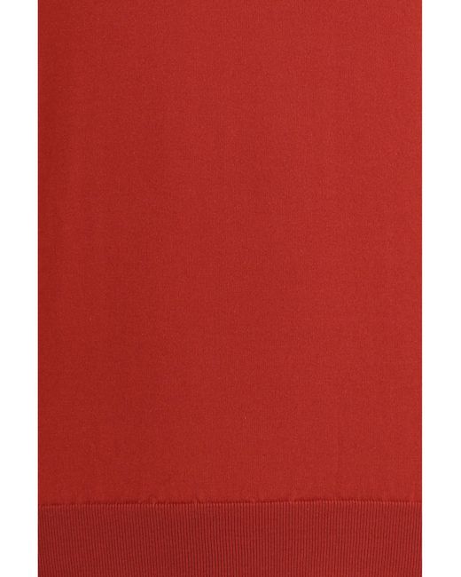 Brunello Cucinelli Red Cotton T-Shirt T-Shirts for men