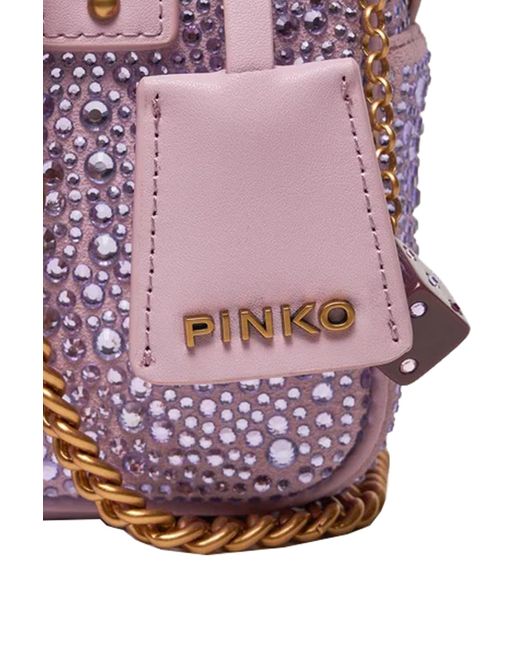 Pinko Purple Shoulder Bag