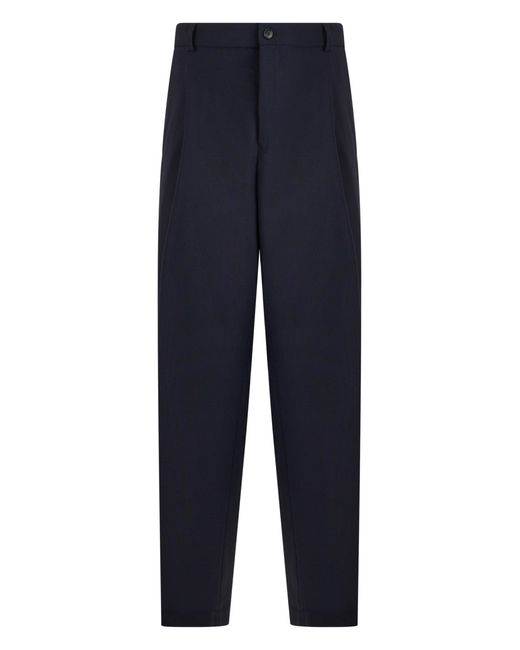 Boss Blue Chinos Virgin Wool for men