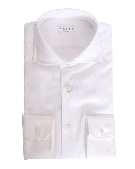 Xacus White Shirt With Pockets for men