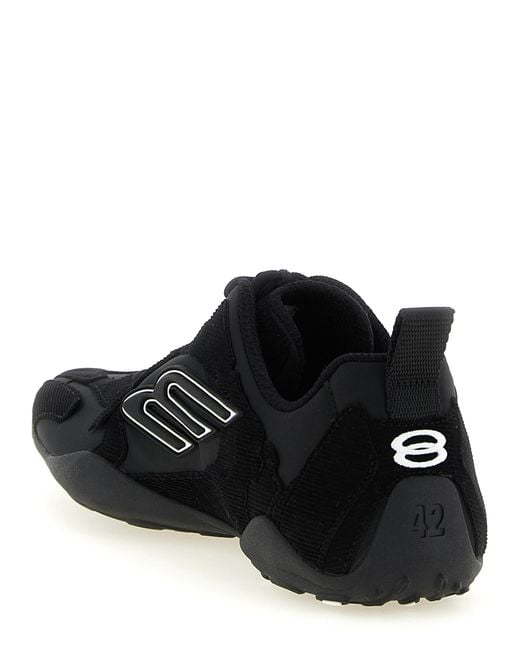 Balenciaga Black Polyester Athletic Sneakers for men