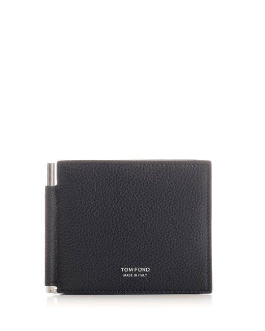Tom Ford Leather Wallet in Black for Men | Lyst