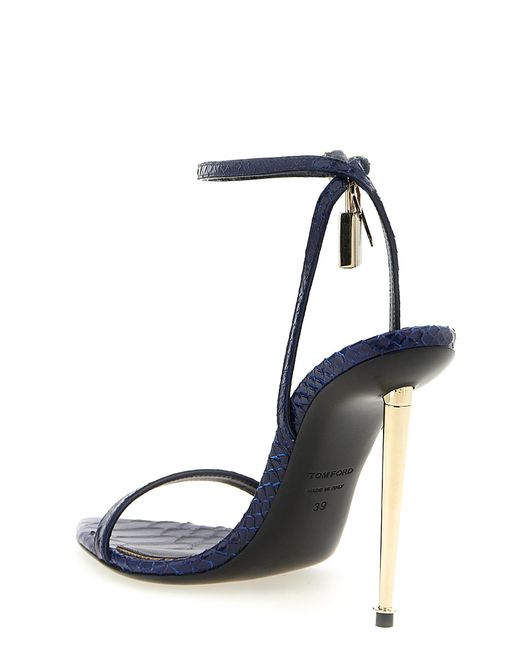 Tom Ford Blue Leather Heels