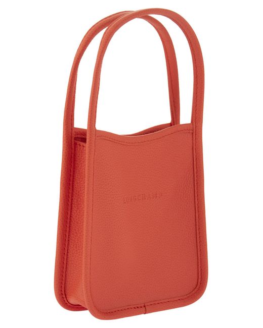 Longchamp Le Foulonné - Bag With Handle Xs in Red | Lyst