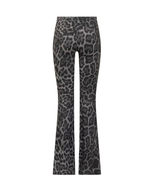 Stella McCartney Black Leopard Print Pants