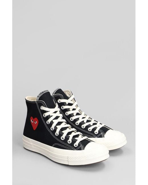 COMME DES GARÇONS PLAY White Chuck 70 Cdg High Sneakers