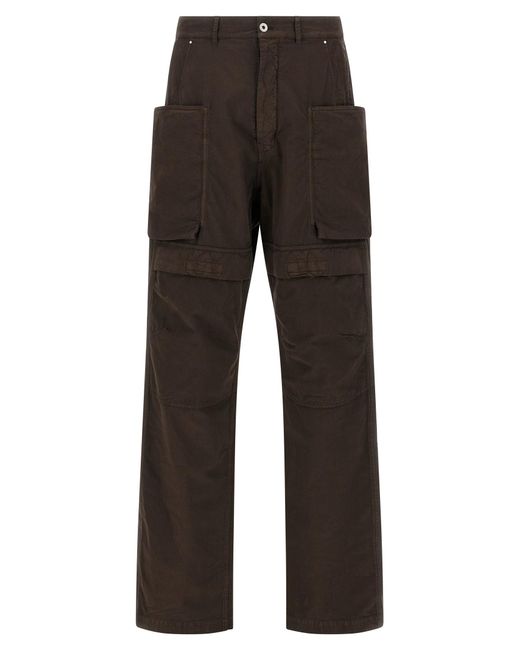 Rick Owens Gray 'Stefan Cargo' Pants for men
