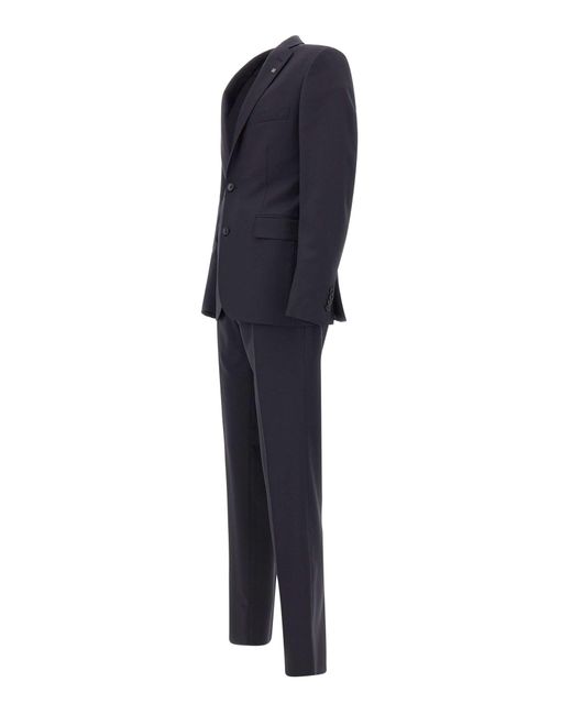 Tagliatore Blue Two-Piece Suit Cool Super 110S for men