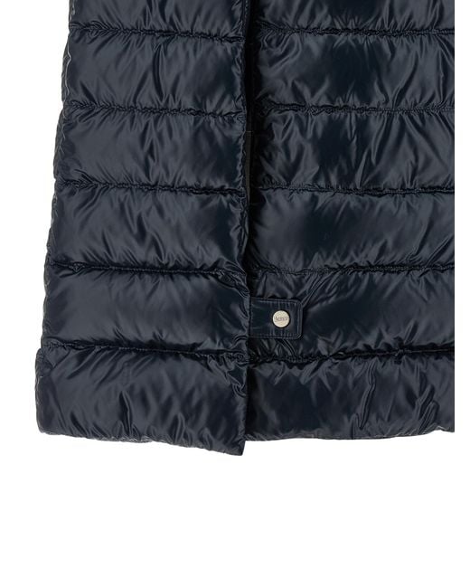 Herno Blue Cape Down Jacket
