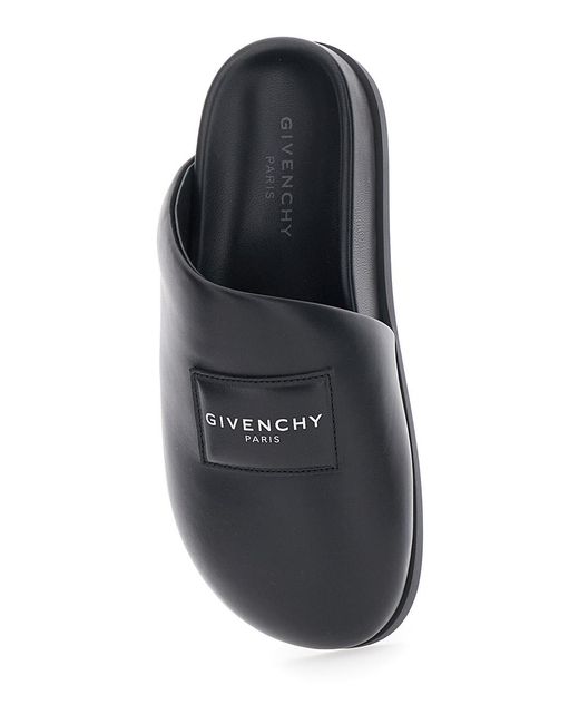 Givenchy Black Mules, Lambskin Lamb