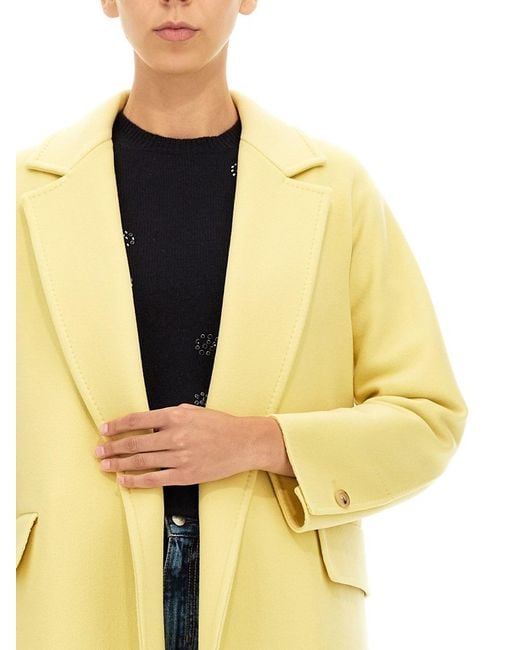 Max Mara Yellow Max Mara Beira Trench Coat