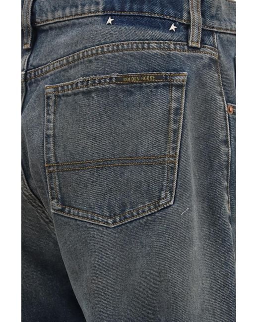 Golden Goose Deluxe Brand Blue Patrick Jeans Cotton for men