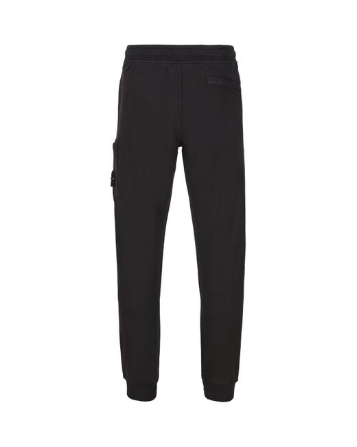 Stone island black store track pants
