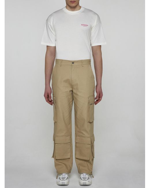 Represent Natural Cotton Baggy Cargo Pants for men