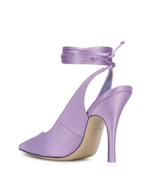 The Attico Venus Pumps in Purple Lyst