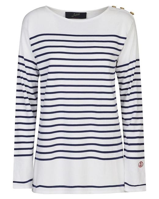 Seafarer Gray Cotton Crewneck Sweater