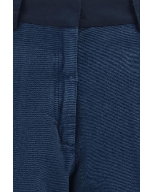 Forte_forte Blue Chino Pants Cotton