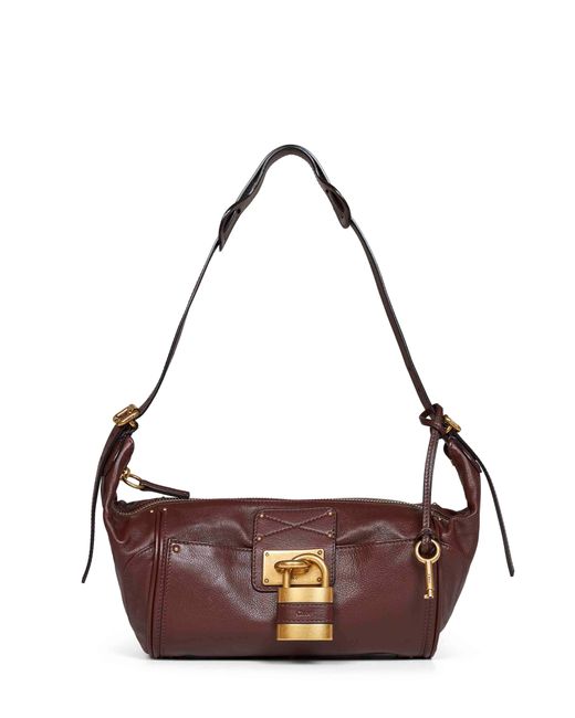 Chloé Brown Crafty Paddington Crossbody Bag