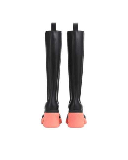 Bottega Veneta Black Flash Knee-High Boots