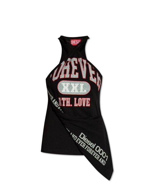 タンクトップ T-ZELIE 　DIESEL DIESEL 'T-Zelie' Tank Top in Black | Lyst
