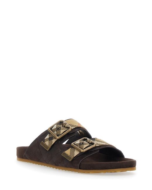 Burberry Brown Sandals Urchin Leather Calf