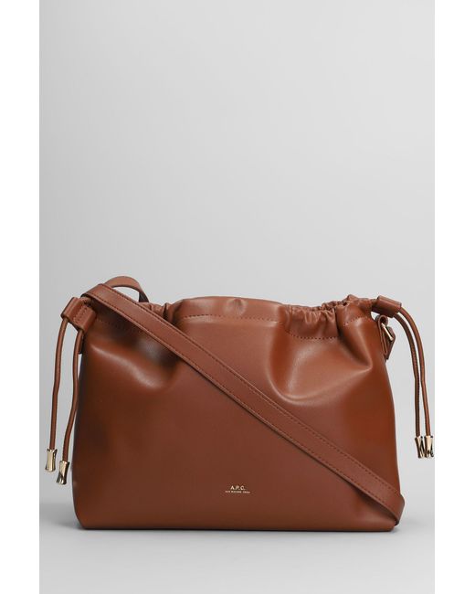 A.P.C. Brown Ninon Shoulder Bag