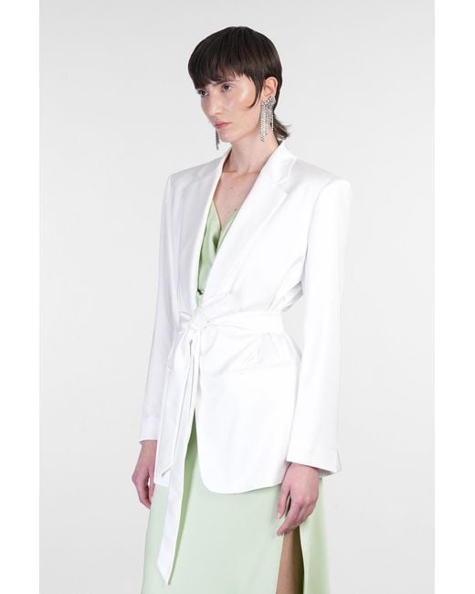 ANDAMANE White Guia With Belt Blazer