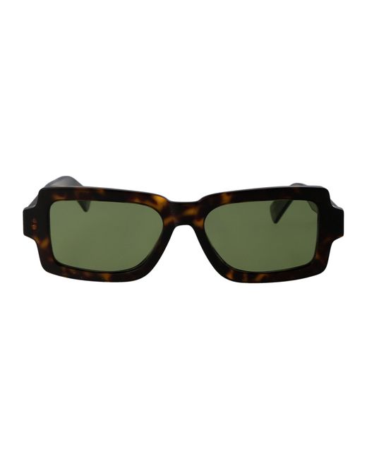 Retrosuperfuture Green Pilastro Sunglasses