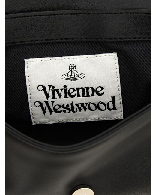 Vivienne Westwood Black Polyester Crossbody Bag