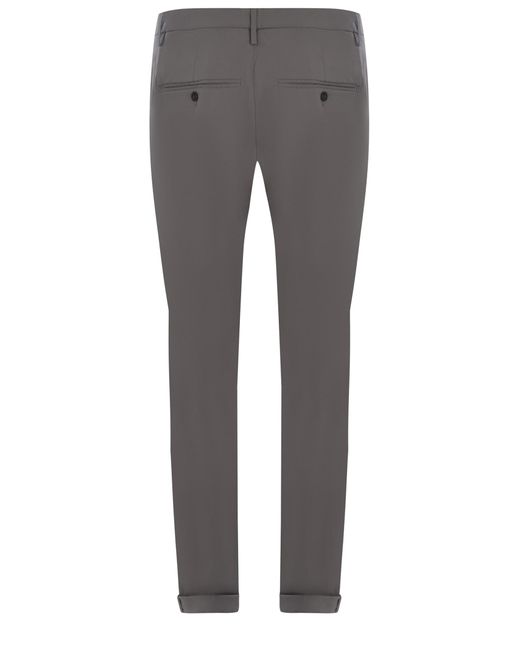 Dondup Gray Trousers Gaubert Made Of Cotton for men
