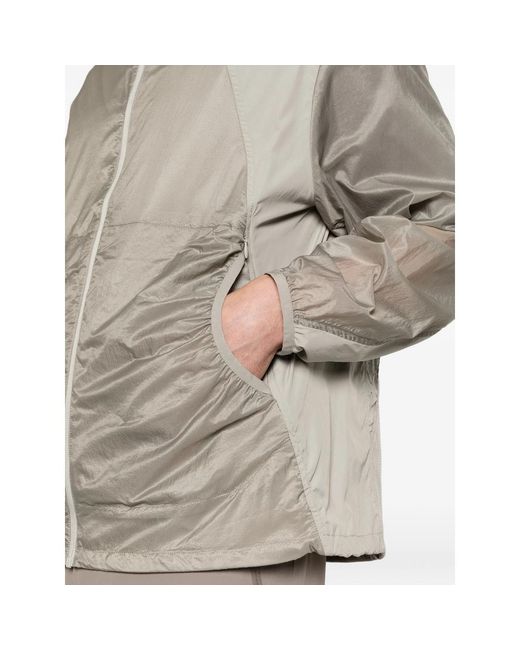 Hiking Patrol Gray Orbit Lt Hooded Panelled Jacket for men