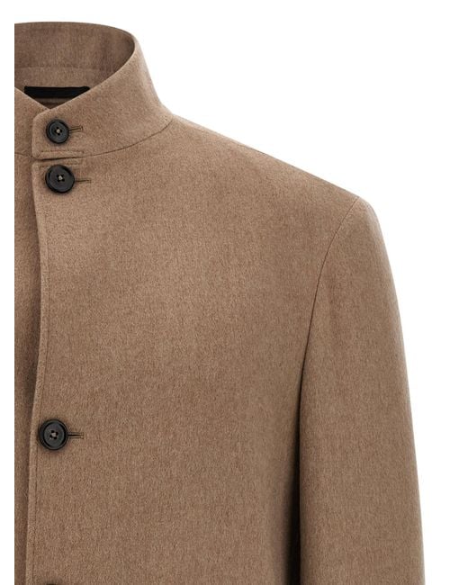 Zegna Brown Il Conte Jacket for men