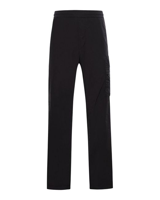 C P Company Black Chrome-R Trousers for men