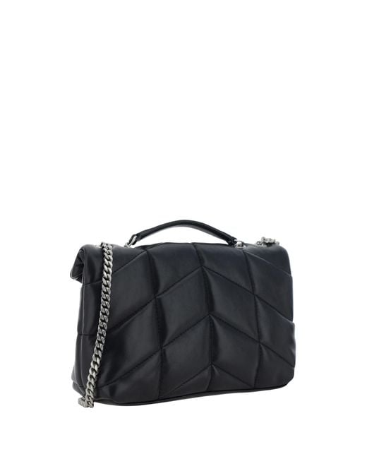 Saint Laurent Black Mini Shoulder Bag Lamb Ovis Aries
