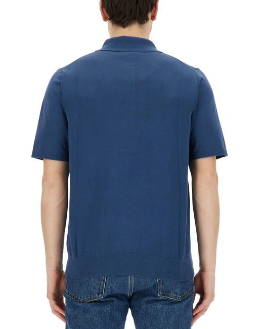 PS by Paul Smith Blue Regular Fit Polo Shirt for men