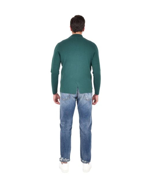Drumohr Green Blazer for men