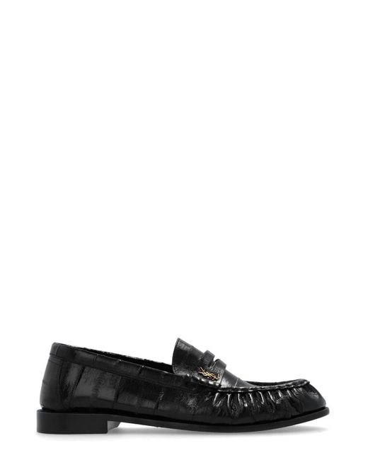 Saint Laurent Black Le Loafer Penny Slippers for men