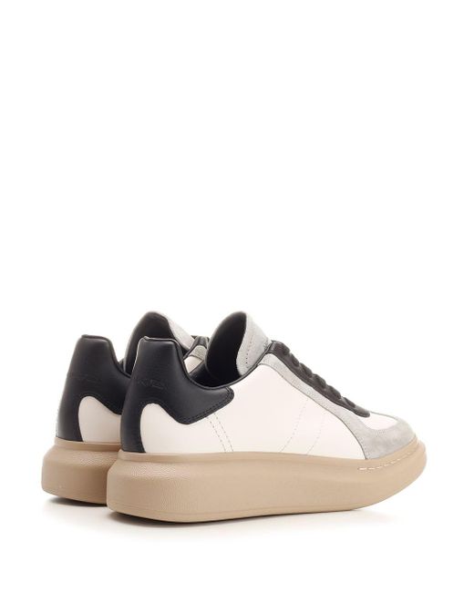 Alexander McQueen White Oversized Retrò Sneaker for men