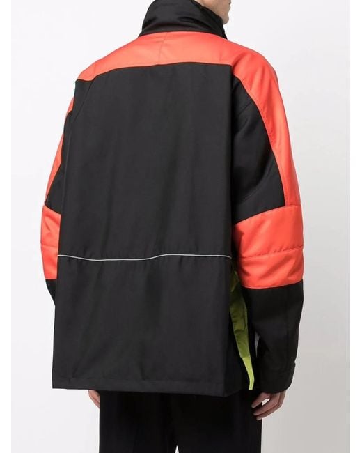 Valentino Black Panelled Sports Jacket Clothing for men