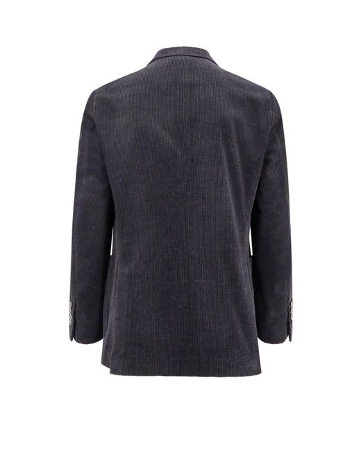 Brunello Cucinelli Blue Blazer for men