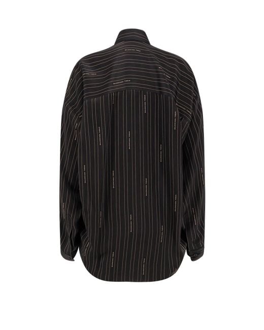 Balenciaga Black Viscose Shirt