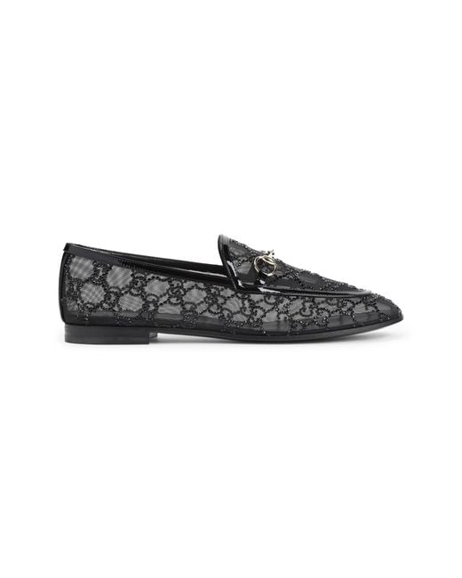 Gucci Black New Jordan Gg Loafers