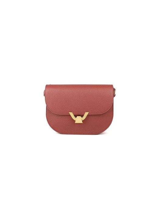 Coccinelle Red Crossbody Bag Cowhide Crossbody-Bags