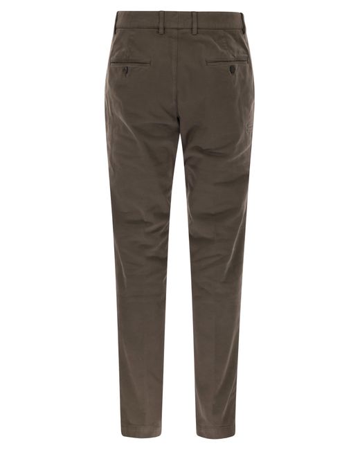 Peserico Gray Chino Trousers for men