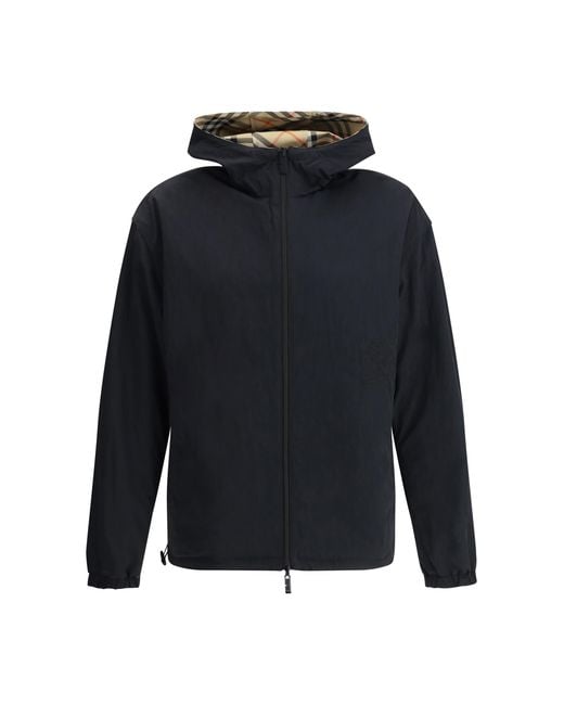 Burberry White Reversible Waterproof Jacket for men