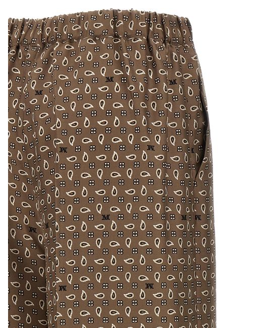 Max Mara Natural Mxmvischio Pants Silk