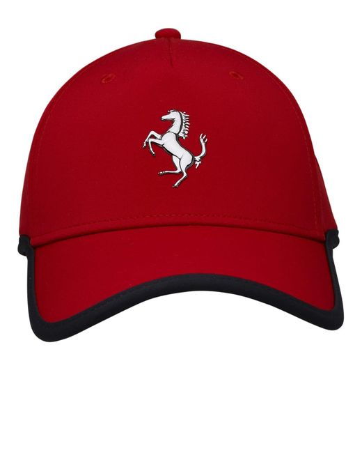 Ferrari Red Nylon Cap for men