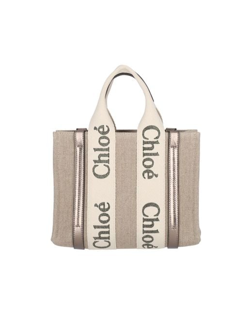 Chloé Natural Woody Small Tote Bag