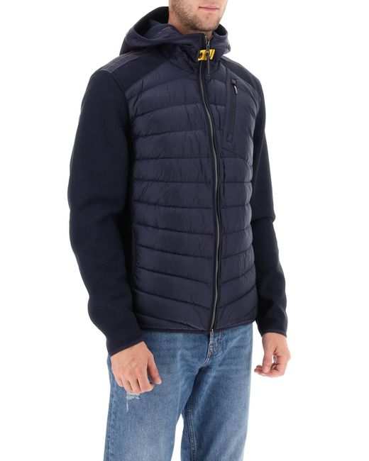 Parajumpers Blue 'nolan' Hybrid Jacket for men